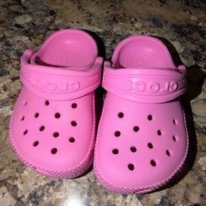 CROCS Baby Size C4. Taffy Pink. Worn only a few times. Perfect condition.